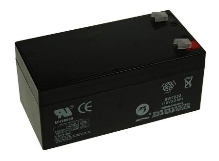 Baterie Alarmguard 12V 3,2Ah (12V/3,2Ah - Faston 187) PBAG-12V003,2-F1A