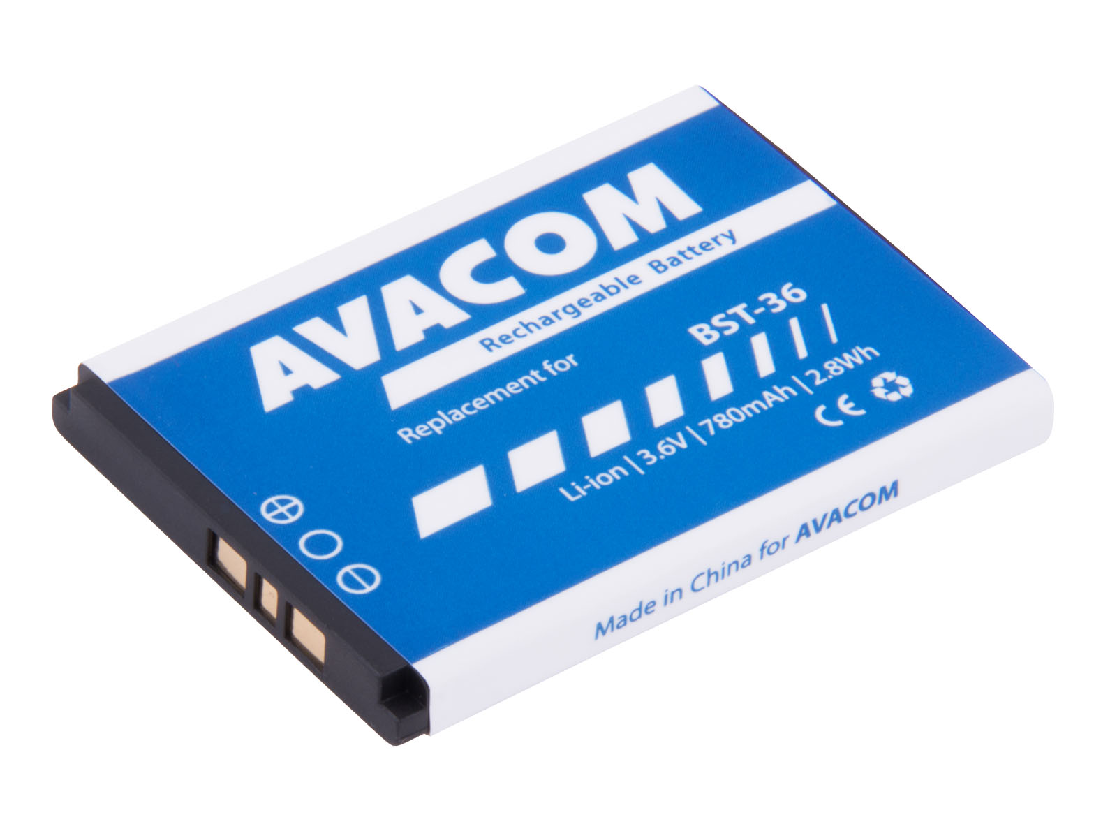 Baterie AVACOM GSSE-J300-S780 do mobilu Sony Ericsson J300, W200 Li-Ion 3,7V 780mAh