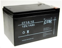 Baterie - CTM CT 12-14 (12V/14Ah - Faston 250), životnost 5let CT12-14