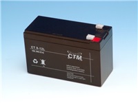 Baterie - CTM CT 12-9L (12V/9Ah - Faston 250), životnost 5let CT12-9L