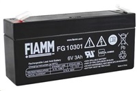 Baterie - Fiamm FG10301 (6V/3Ah - Faston 187), životnost 5let 05989