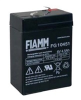 Baterie - Fiamm FG10451 (6V/4,5Ah - Faston 187), životnost 5let 07941