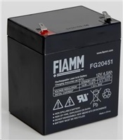 Baterie - Fiamm FG20451 (12V/4,5Ah - Faston 187), životnost 5let 07953