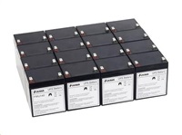 Batérie - FUKAWA FWU-140 sada batérií pre APCRBC140 (12V/5Ah, 16ks)