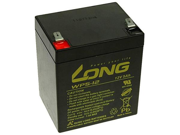 Baterie Long WP5-12B (12V/5Ah - Faston 250)