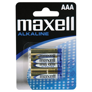 Batérie Maxell Alkaline AAA 4ks Blister