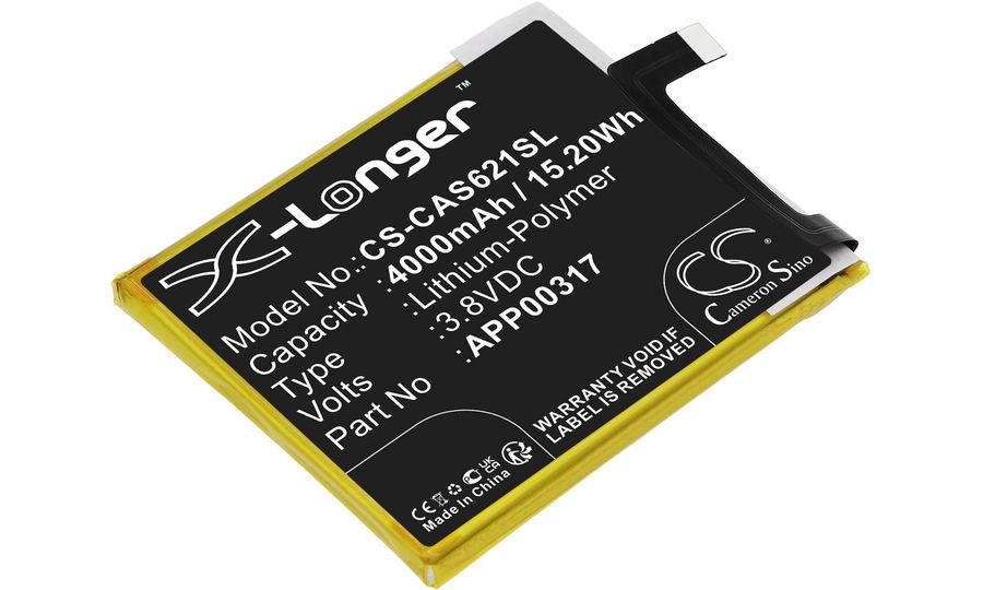 Baterie pro CAT S62 Pro, 4000 mAh, Li-Pol CS-CAS621SL