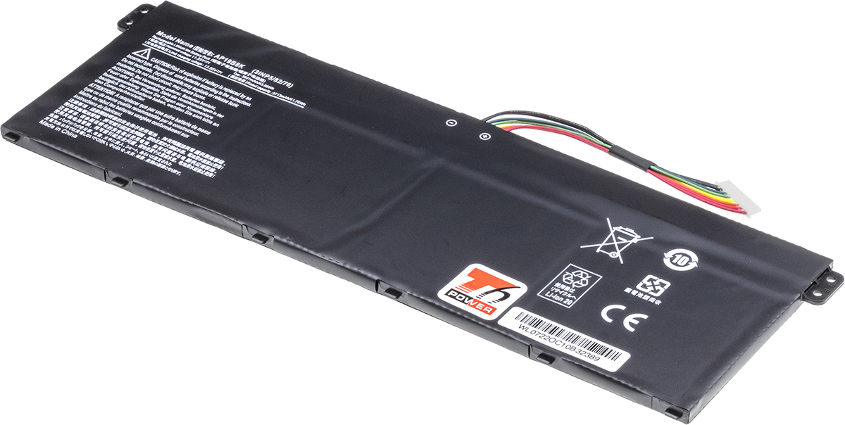 Baterie T6 Power Acer Aspire 3 A314-22, A315-23, Spin 1 SP114-31, 3830mAh, 43Wh, 3cell, Li-ion NBAC0110