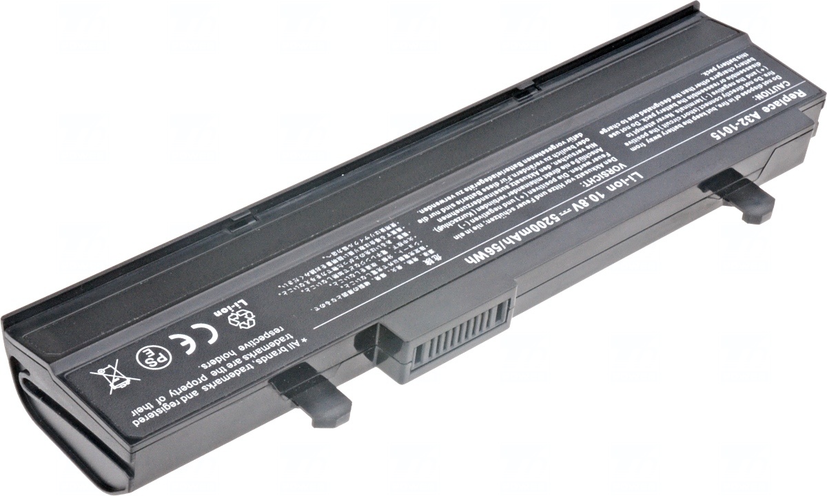 Baterie T6 power Asus Eee PC 1011, 1015, 1215, R051, VX6, 6cell, 5200mAh, black NBAS0061