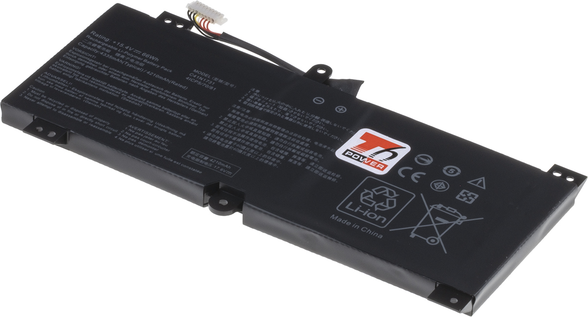 Baterie T6 Power Asus ROG Strix GL704G, 4335mAh, 66Wh, 4cell, Li-pol NBAS0167