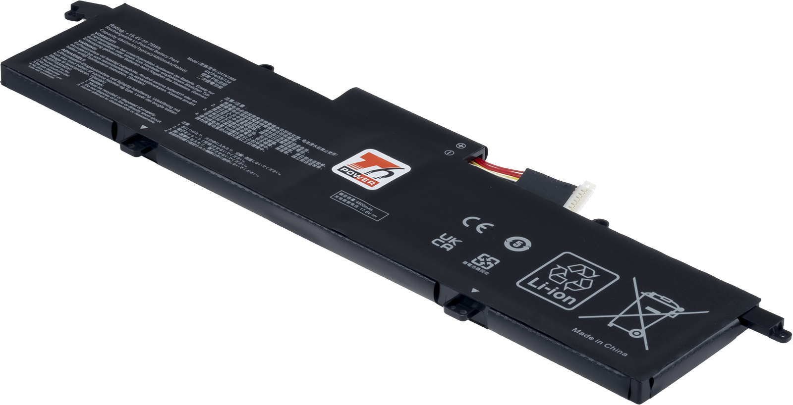 Baterie T6 Power Asus ROG Zephyrus G14 GA401, 4940mAh, 76Wh, 4cell, Li-pol NBAS0171