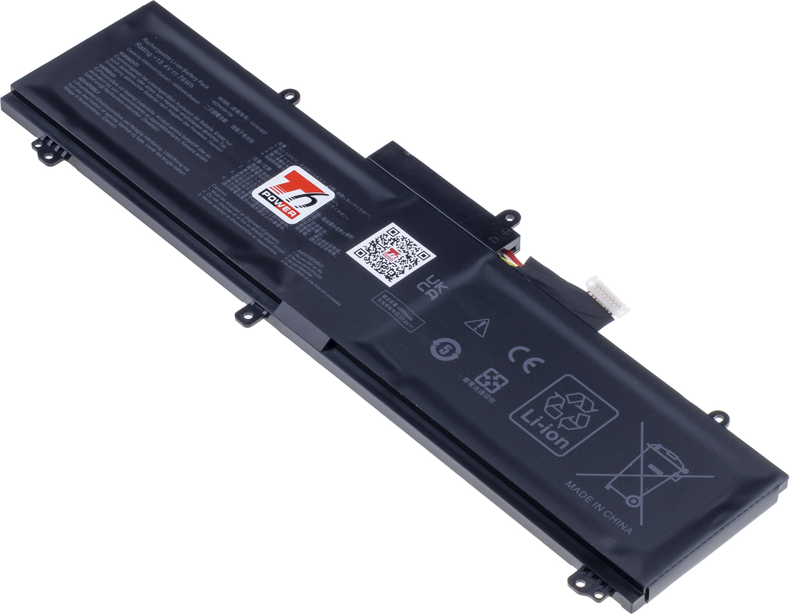 Baterie T6 Power Asus ROG Zephyrus GA502, GU502, GX502, GU532, GX532, 4940mAh, 76Wh, 4cell, Li-poly NBAS0204