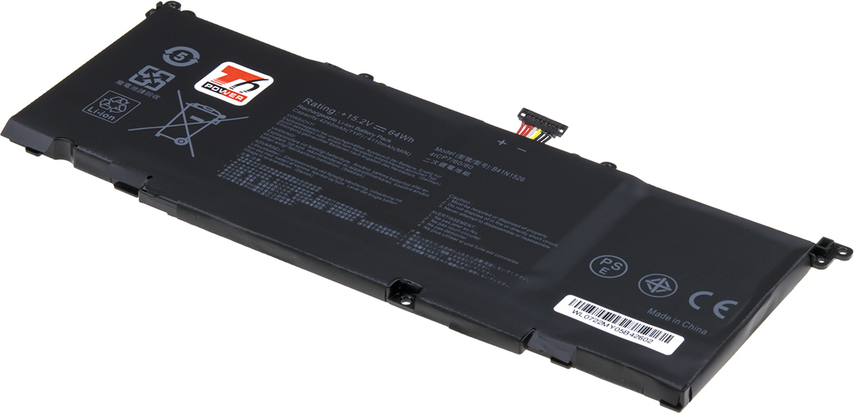 Baterie T6 Power Asus TUF FX502V, ROG GL502V, 4240mAh, 64Wh, 4cell, Li-pol NBAS0159