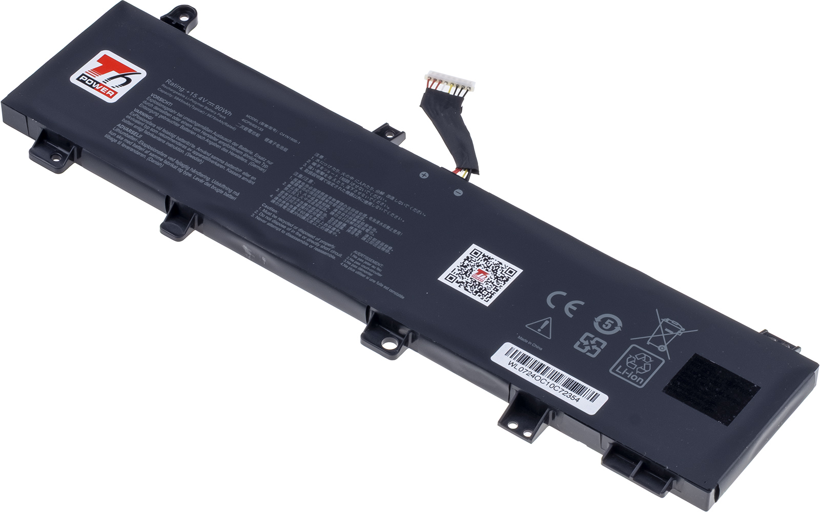 Baterie T6 Power Asus TUF FX706Q, FA706Q, FX506Q, FA506Q, 5845mAh, 90Wh, 4cell, Li-pol NBAS0203