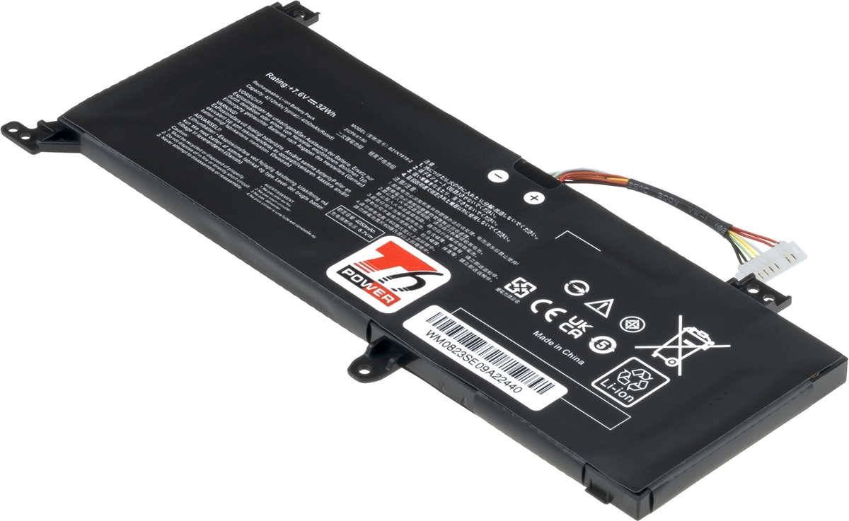 Baterie T6 Power Asus VivoBook A409, X409, F409, X409, X509, 4212mAh, 32Wh, 2cell, Li-pol NBAS0185