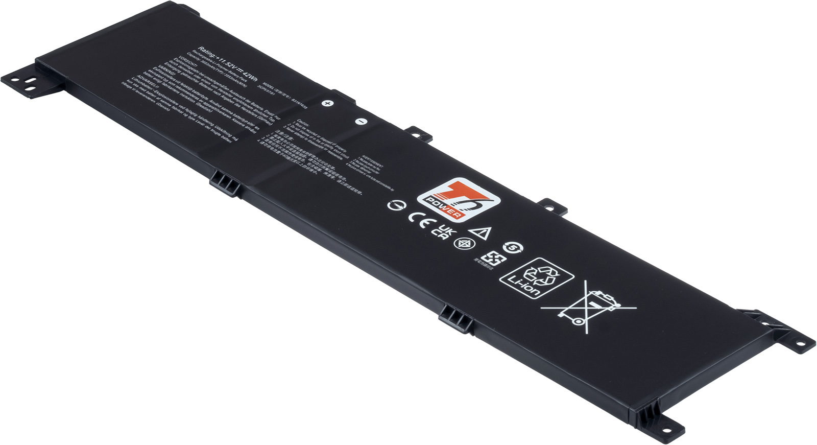 Baterie T6 Power Asus VivoBook X705, N705, F705, R702, 3653mAh, 42Wh, 3cell, Li-pol NBAS0194