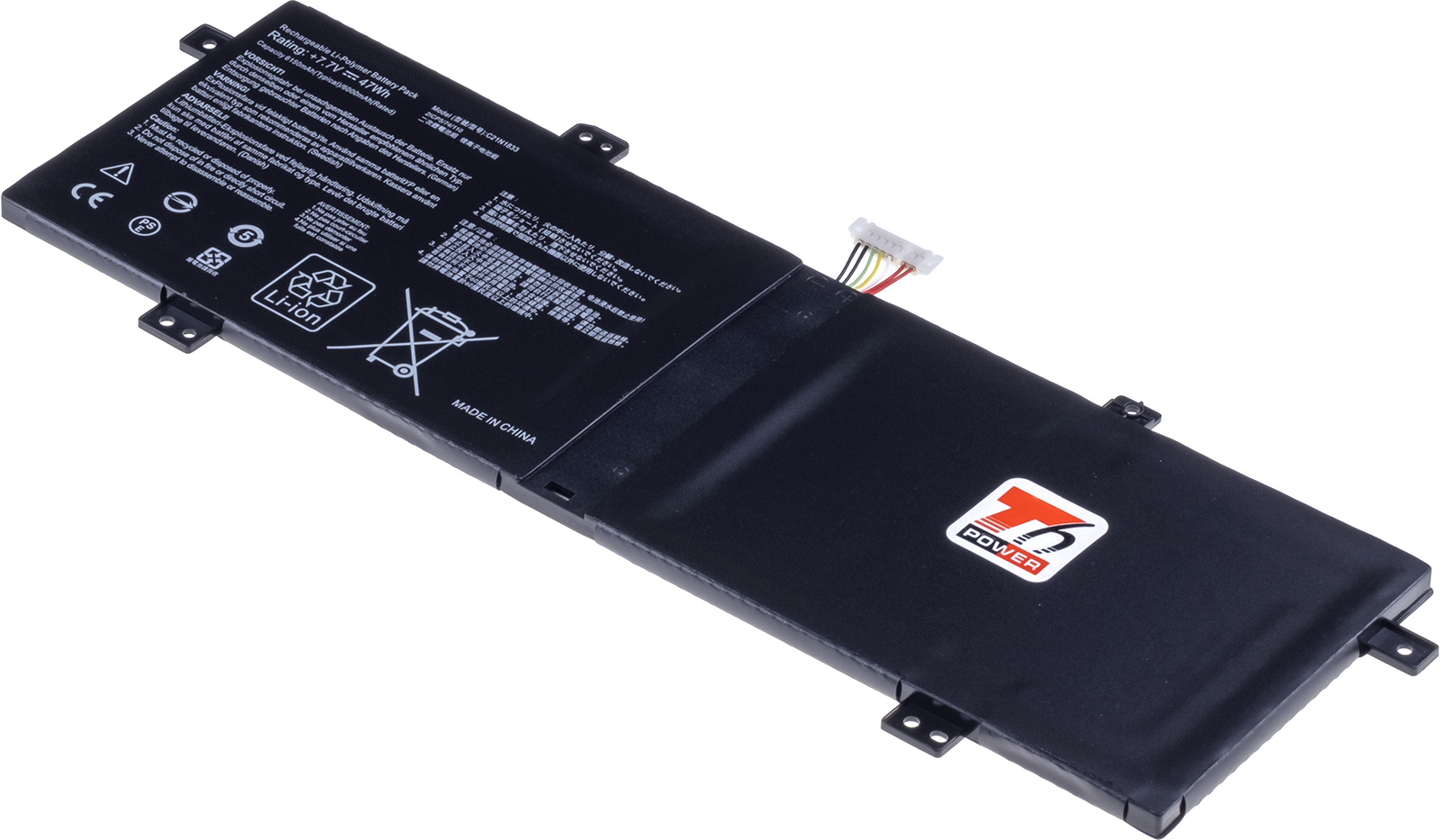 Baterie T6 Power Asus ZenBook 14 UX431, VivoBook S14 S431F, 6150mAh, 47Wh, 2cell, Li-pol NBAS0198