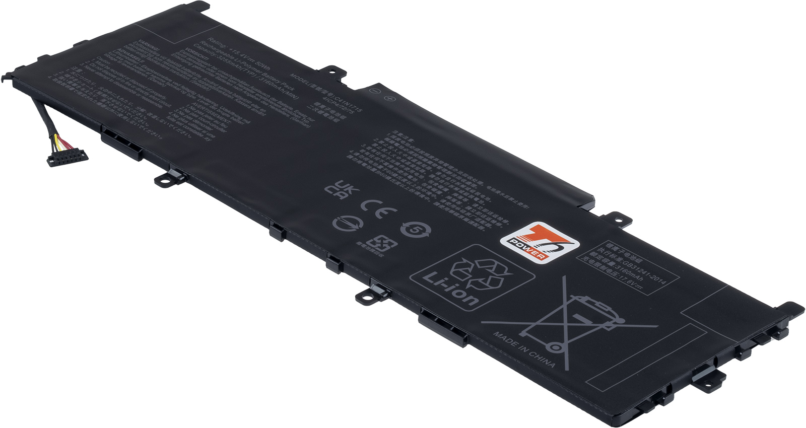 Baterie T6 Power Asus ZenBook UX331UA, UX331UN, UX331FA, UX331FN, 3255mAh, 50Wh, 4cell, Li-pol NBAS0193
