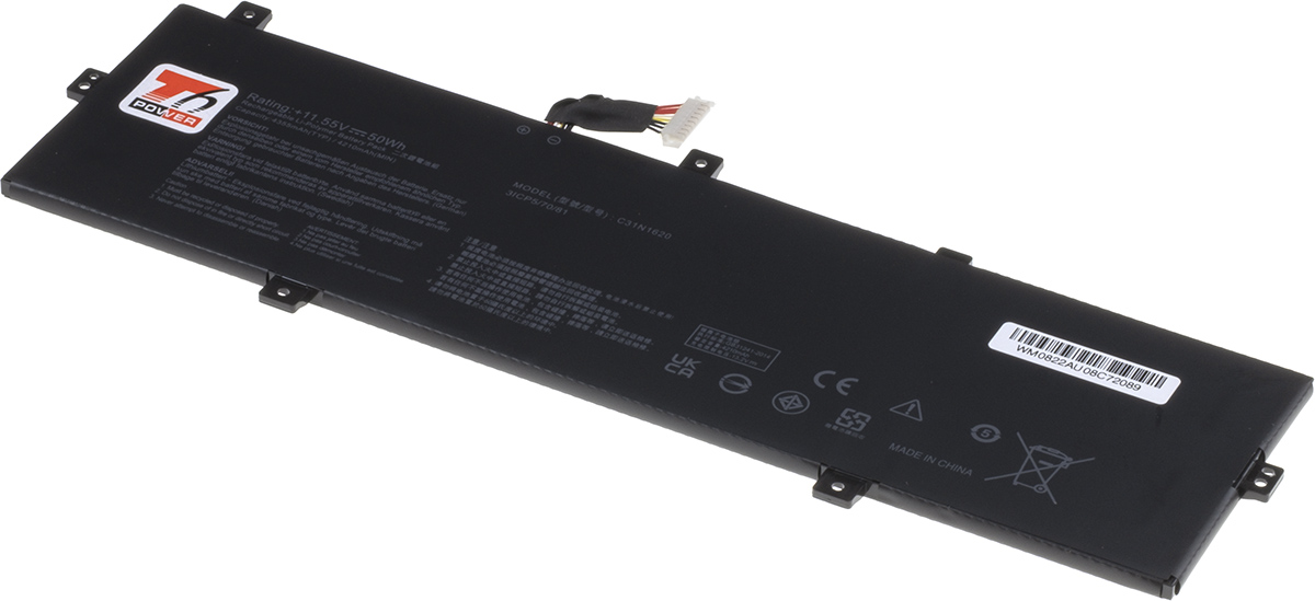 Baterie T6 Power Asus ZenBook UX430U, UX3430U, 4355mAh, 50Wh, Li-pol, 3cell NBAS0140