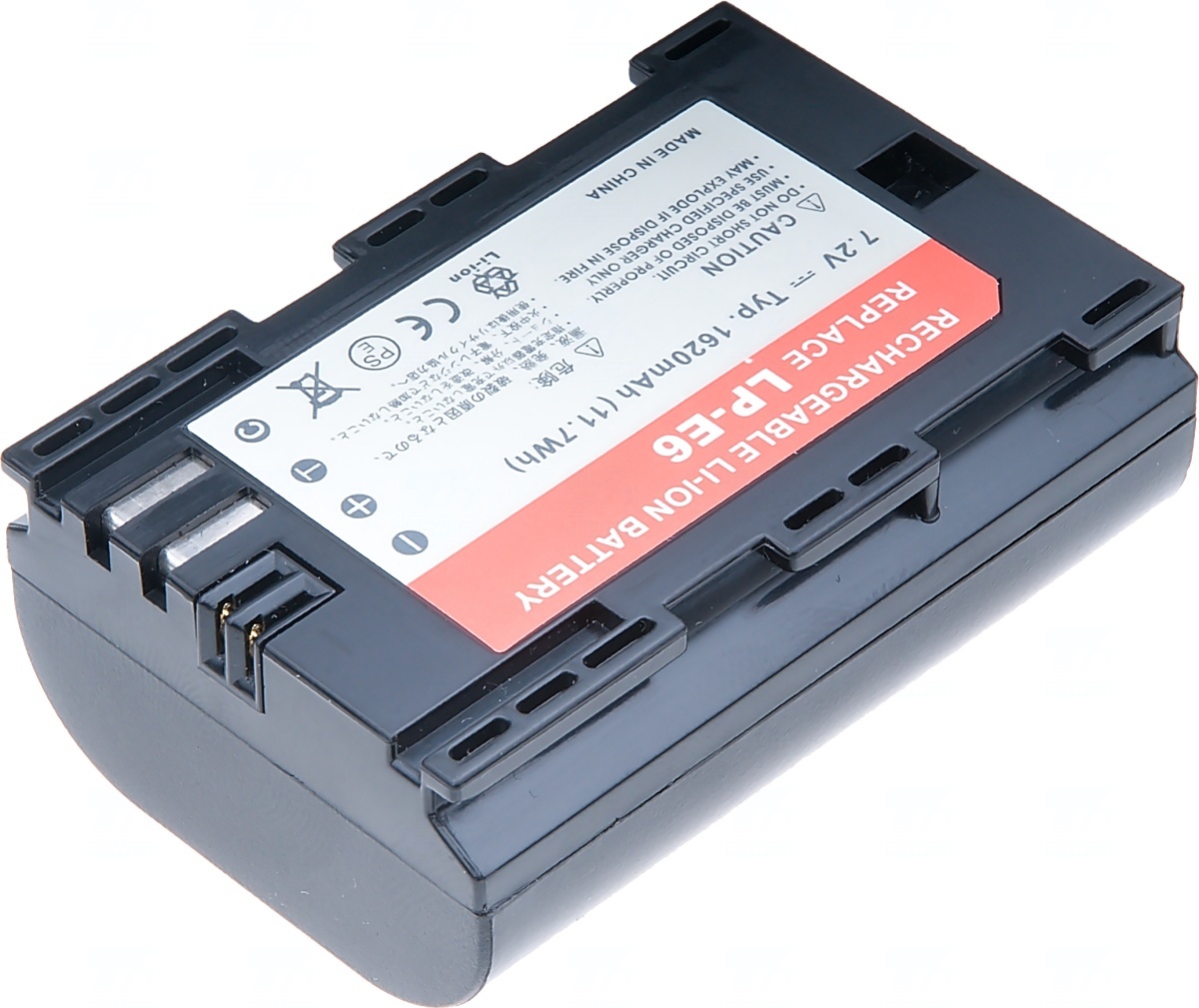 Baterie T6 power Canon LP-E6, 1620mAh, šedá DCCA0017