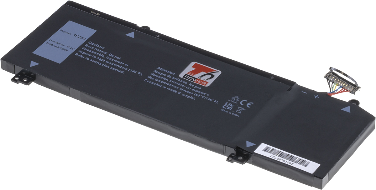 Baterie T6 Power Dell Alienware M15, M17, G5 5590, G7 7590, 7790, 3940mAh, 60Wh, 4cell, Li-pol NBDE0210