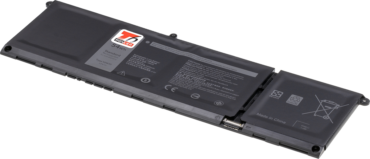 Baterie T6 Power Dell Latitude 3320, 3420, Inspiron 3515, Vostro 3515, 3600mAh, 54Wh, 4cell, Li-pol NBDE0221