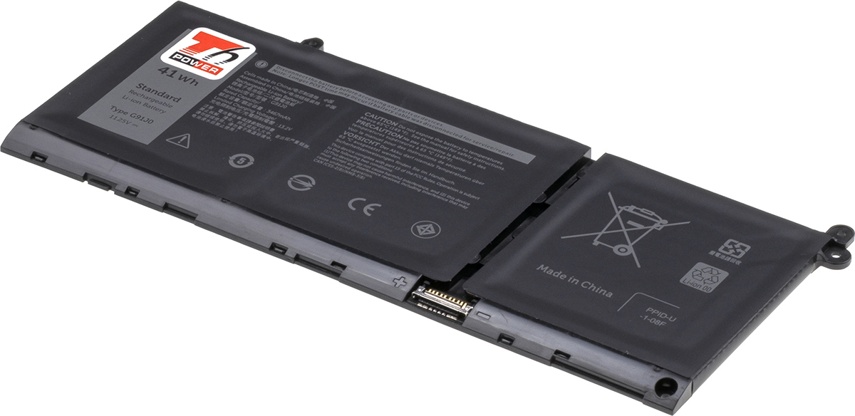 Baterie T6 Power Dell Latitude 3320, 3420, Inspiron 3515, Vostro 3515, 3640mAh, 41Wh, 3cell, Li-pol NBDE0220