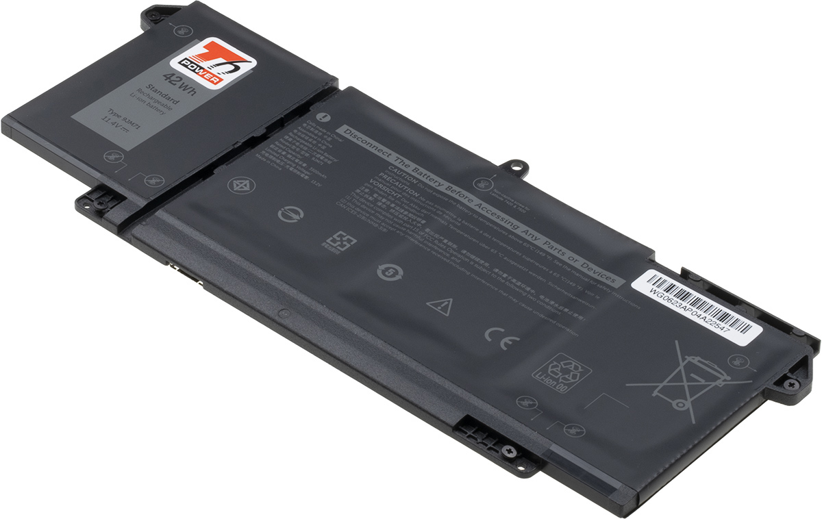Baterie T6 Power Dell Latitude 5320, 7320, 7420, 7520, 3680mAh, 42Wh, 3cell, Li-pol NBDE0229