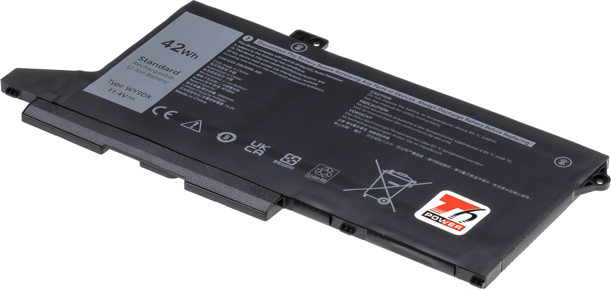 Baterie T6 Power Dell Latitude 5420, 5520, Precision 3560, 3680mAh, 42Wh, 3cell, Li-pol NBDE0222