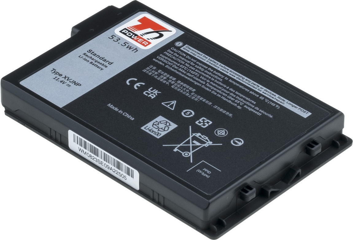Baterie T6 Power Dell Latitude 5430, 7330 Rugged, 4690mAh, 53,5Wh, 3cell, Li-ion NBDE0237