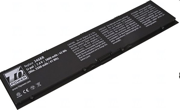 Baterie T6 power Dell Latitude E7440, 4cell, 5800mAh NBDE0145