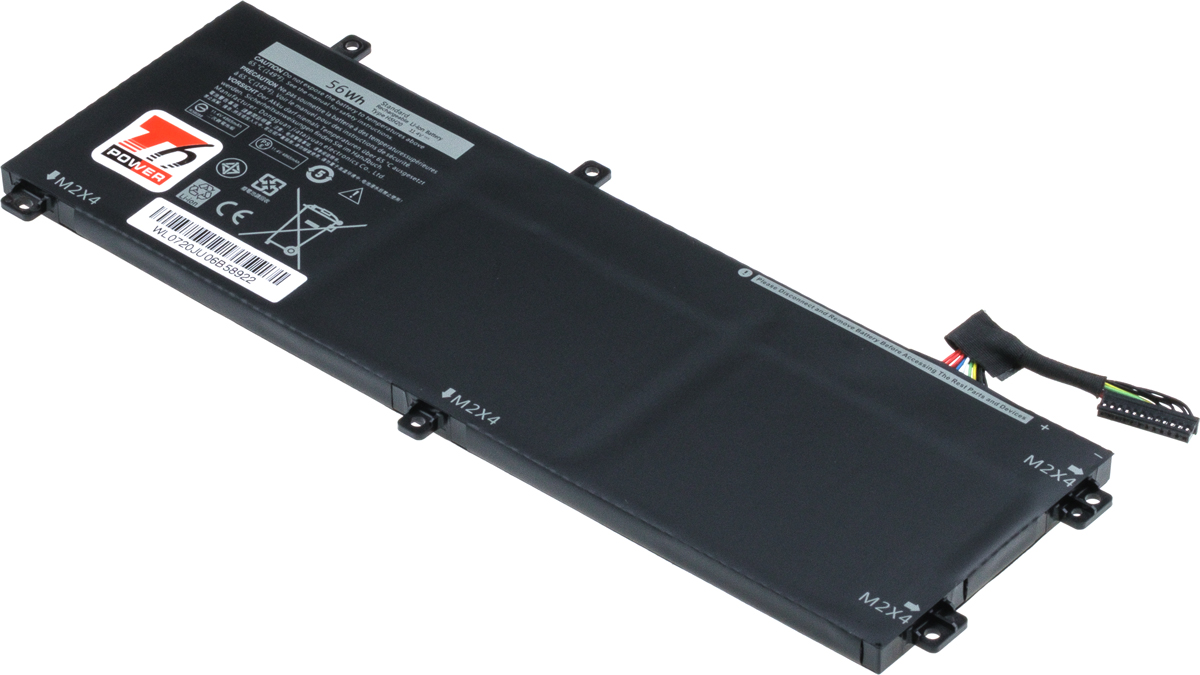 Baterie T6 power Dell Precision 15 5520, 5530, XPS 15 9560, 9570, 4900mAh, 56Wh, 3cell, Li-pol NBDE0191