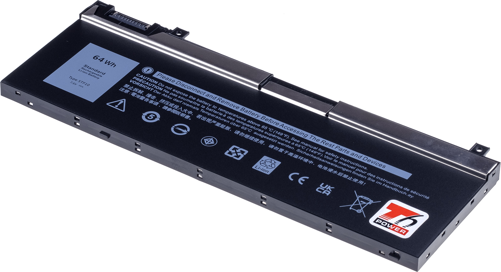 Baterie T6 Power Dell Precision 7530, 7540, 7730, 7740, 8420mAh, 64Wh, 4cell, Li-pol NBDE0247