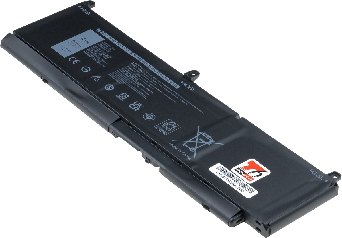 Baterie T6 Power Dell Precision 7550, 7560, 7750, 7760, 8330mAh, 95Wh, 6cell, Li-pol NBDE0234