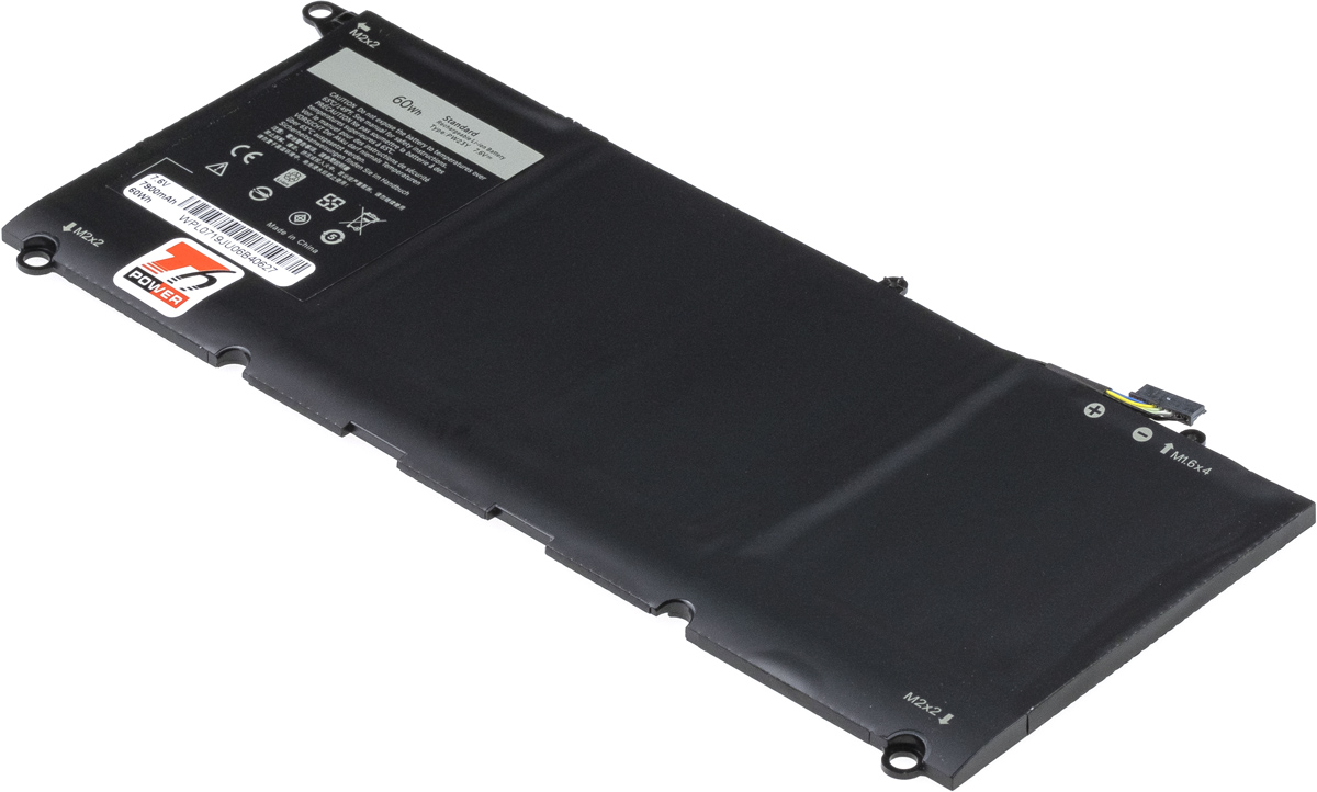 Baterie T6 power Dell XPS 13 9360, 7900mAh, 60Wh, 4cell, Li-pol NBDE0180