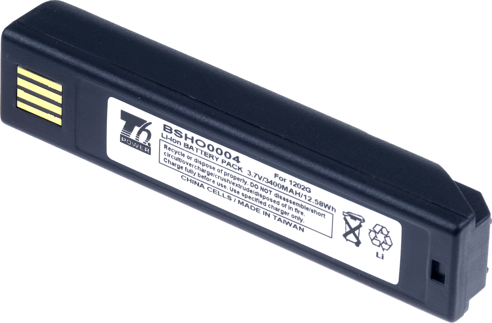 Baterie T6 Power Honeywell Voyager 1202, Xenon 1902, 1911i, 3820, 3400mAh, 12,5Wh, Li-ion BSHO0004