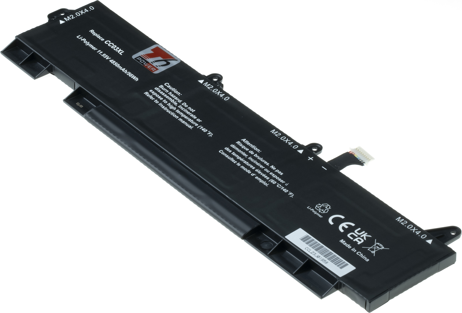 Baterie T6 Power HP EliteBook 850 G7, 850 G8, ZBook 15 G7, 4850mAh, 56Wh, 3cell, Li-pol NBHP0188b