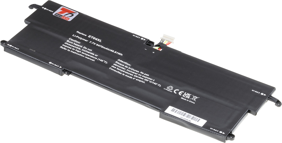 Baterie T6 Power HP EliteBook x360 1020 G2, 6470mAh, 49,8Wh, 4cell, Li-pol NBHP0194