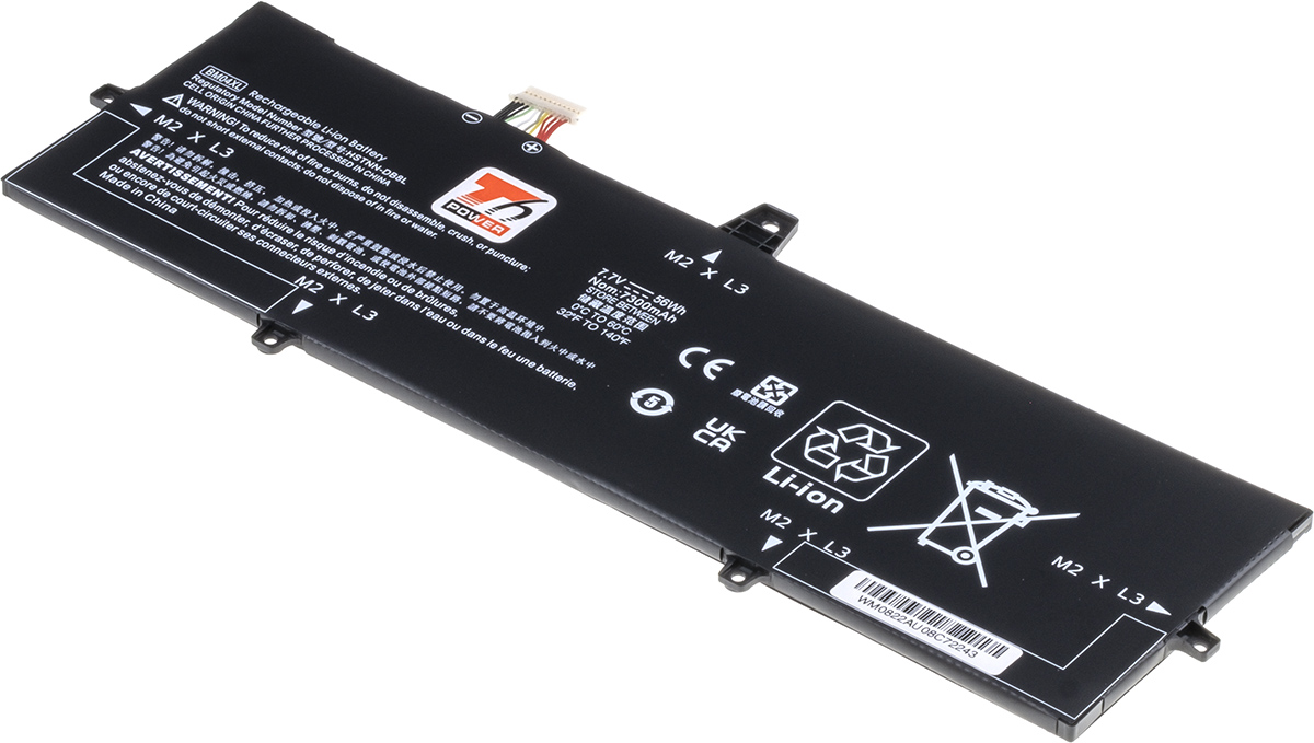 Baterie T6 Power HP EliteBook x360 1030 G3, EliteBook x360 1040 G3, 7300mAh, 56Wh, 4cell, Li-pol NBHP0208