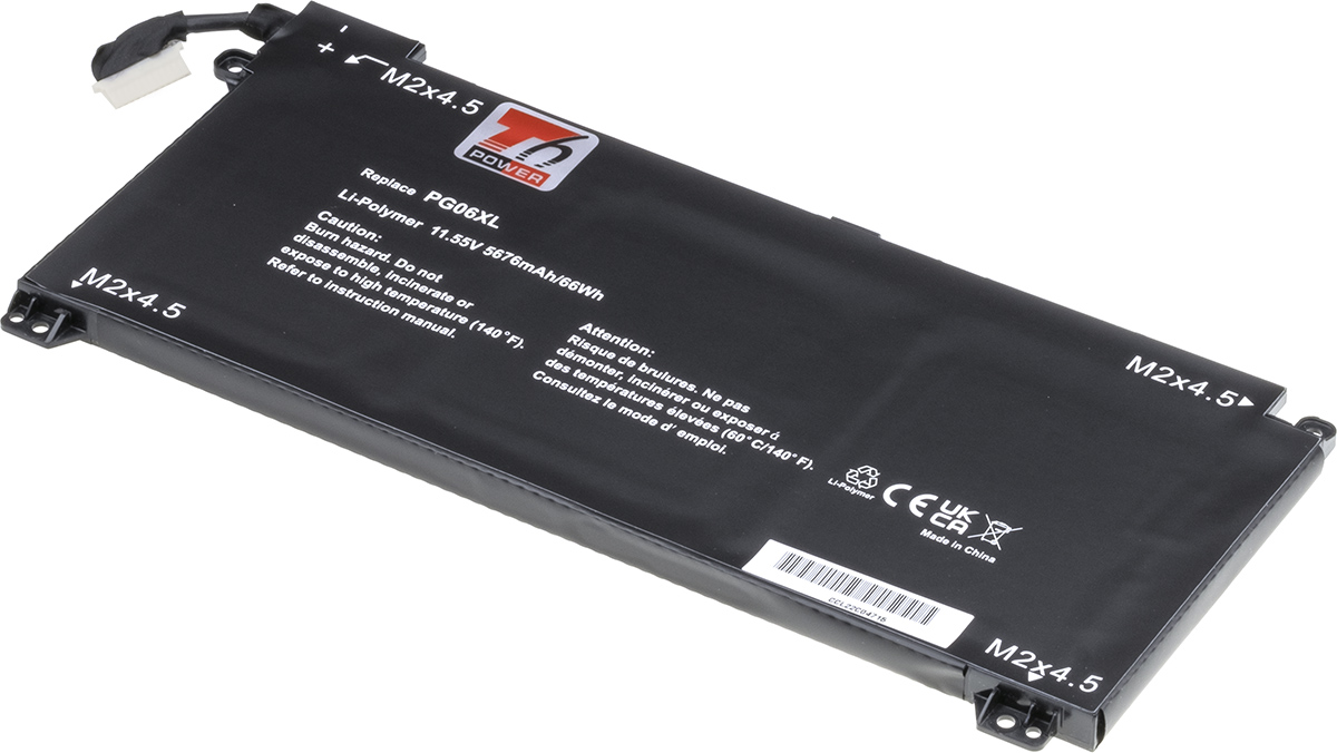 Baterie T6 Power HP Omen 15-dh0000, Omen 15-dh1000, 5676mAh, 66Wh, 6cell, Li-pol NBHP0193