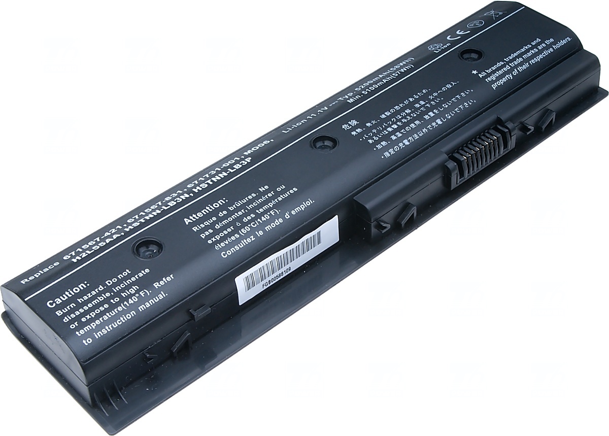 Baterie T6 power HP Pavilion dv4-5000, dv6-7000, dv7-7000, m6-1000 serie, 6cell, 5200mAh NBHP0087