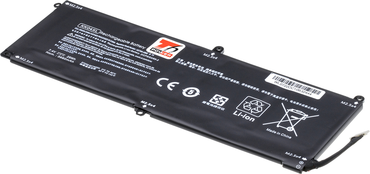 Baterie T6 Power HP Pro x2 612 G1 Tablet, 3980mAh, 29Wh, 4cell, Li-pol NBHP0213