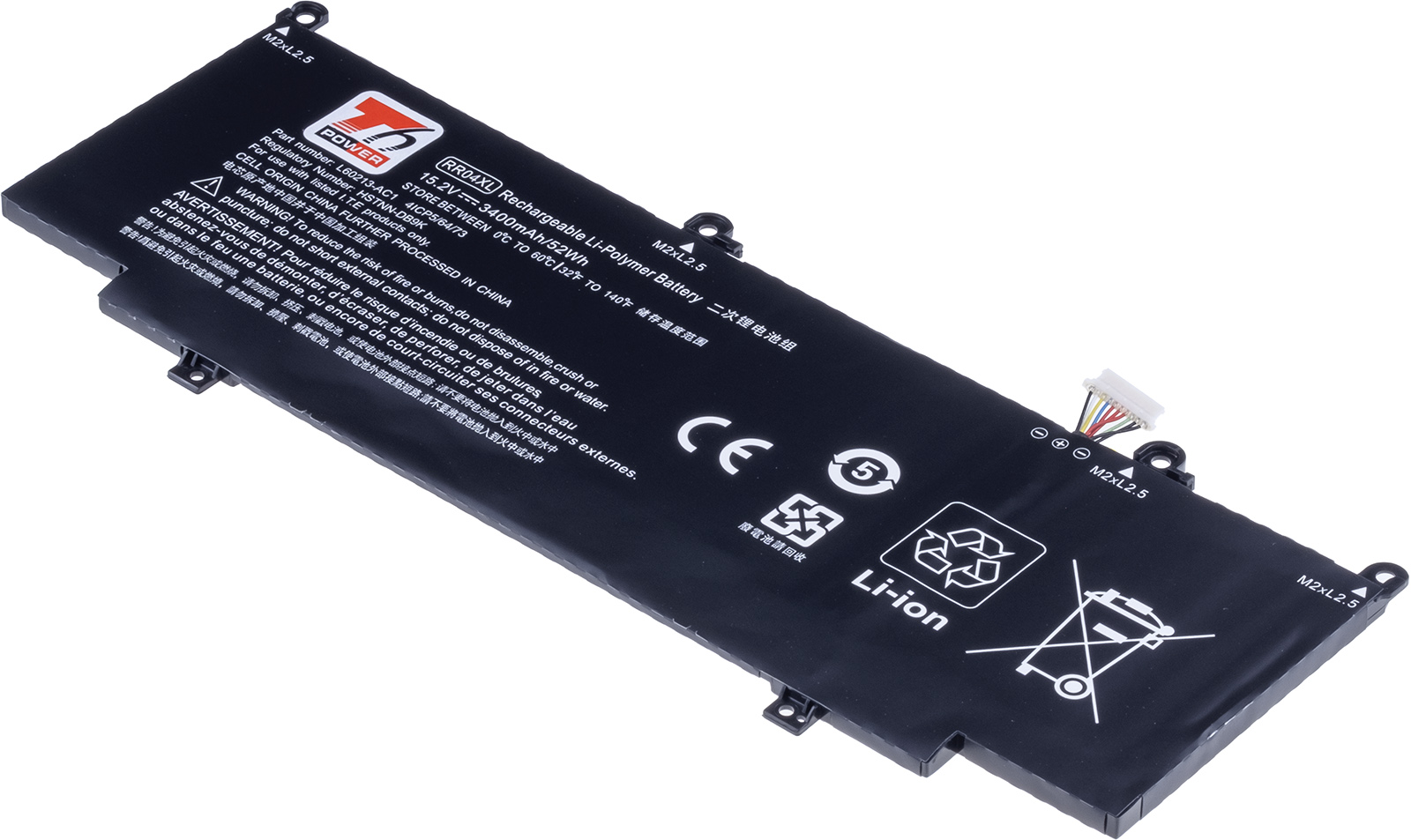 Baterie T6 Power HP Spectre 13-aw0000 x360, 3400mAh, 52Wh, 4cell, Li-pol NBHP0238