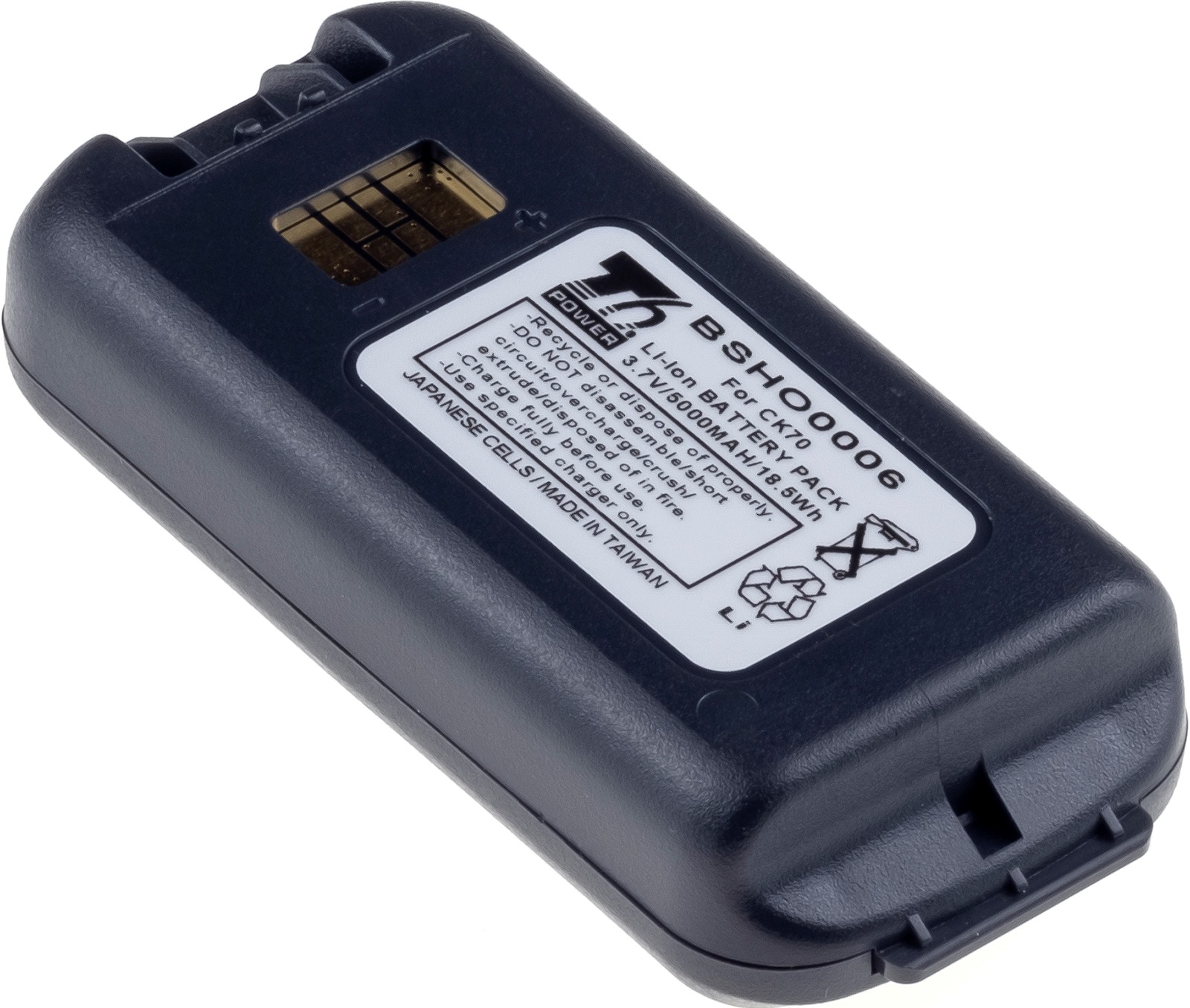 Baterie T6 Power Intermec Honeywell CK70, CK71, CK3, CK3X, Dolphin CK65, 5000mAh, 18,5Wh, Li-ion BSHO0006