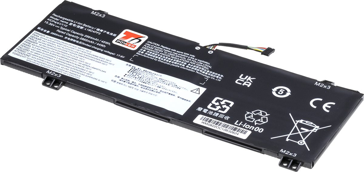 Baterie T6 Power Lenovo IdeaPad C340-14IWL, S540-14IML, Flex 14API, 2964mAh, 45Wh, 4cell, Li-pol NBIB0208