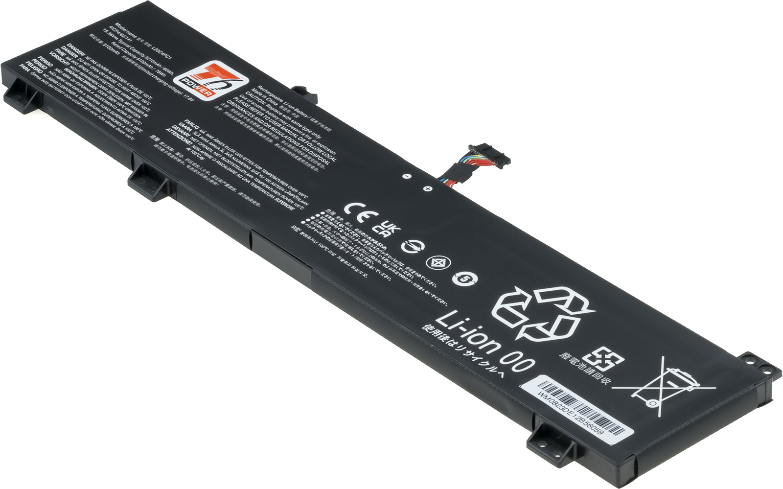 Baterie T6 Power Lenovo Legion 5-15ACH6, 5-15ITH6, 5 Pro 16ITH6, 5210mAh, 80Wh, 4cell, Li-poly NBIB0231