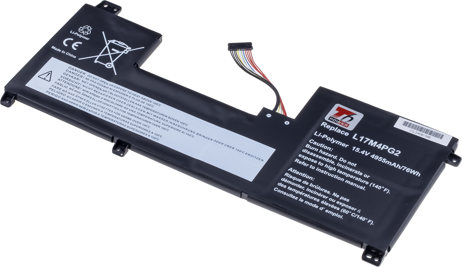 Baterie T6 Power Lenovo Legion Y730-17ICH, Y740-17ICHg, 4955mAh, 76Wh, 4cell, Li-pol NBIB0244