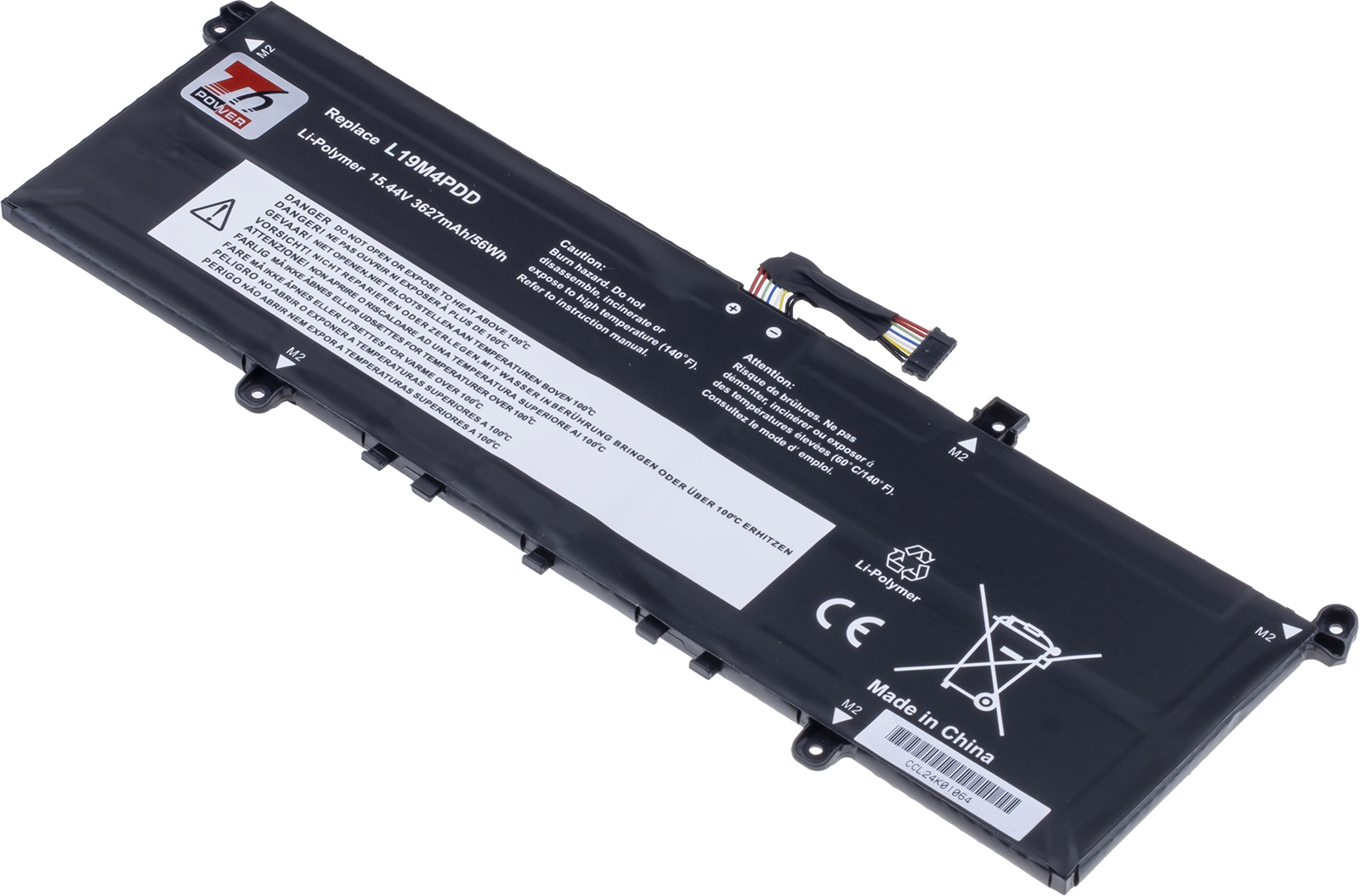 Baterie T6 Power Lenovo ThinkBook 13s G2, 13s G3, 14s G2, 3627mAh, 56Wh, 4cell, Li-pol NBIB0245