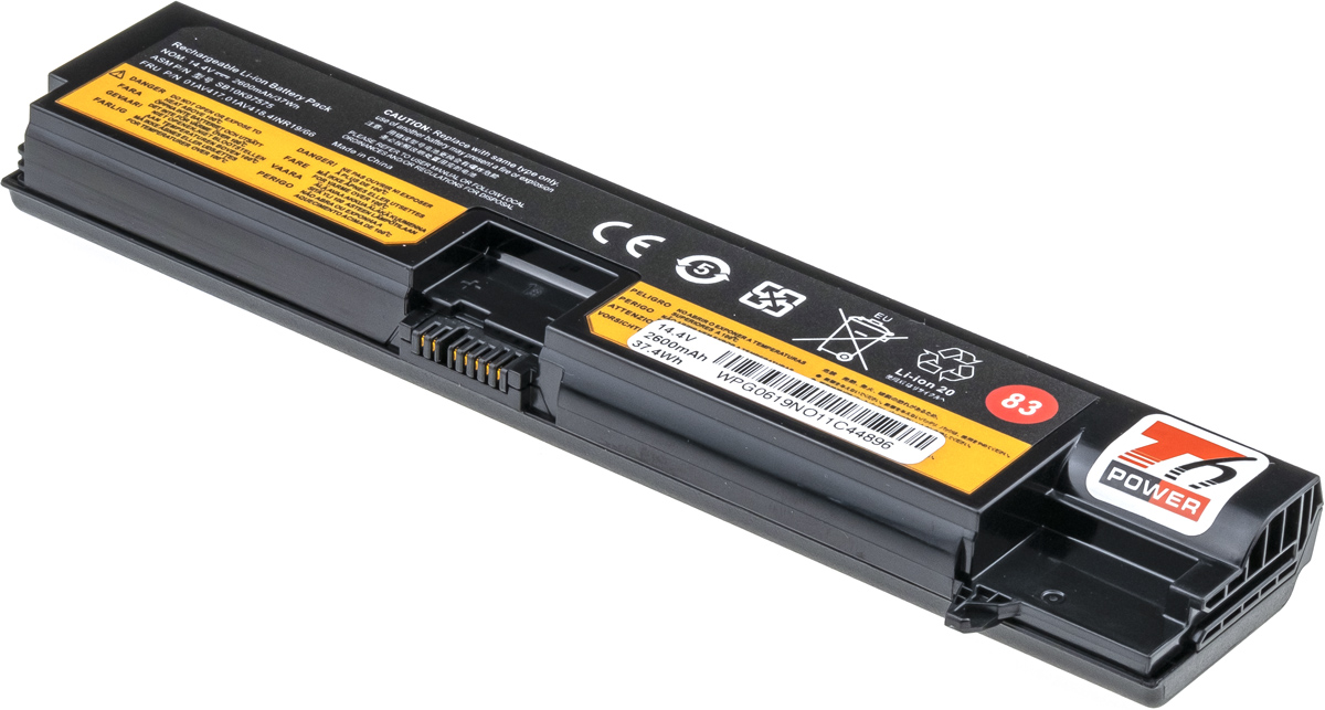 Baterie T6 power Lenovo ThinkPad E570, E575, 2600mAh, 38Wh, 4cell NBIB0148