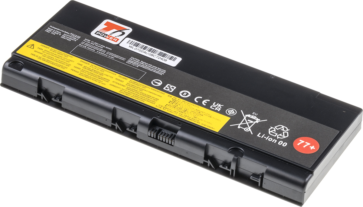 Baterie T6 Power Lenovo ThinkPad P50, ThinkPad P51, ThinkPad P52, 8000mAh, 90Wh, 6cell NBIB0207